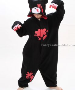 Black Gloomy Bear Onesie Animal Costumes Adult Onesies Kigurumi Pajamas