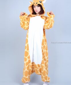 Giraffe Onesie Animal Costumes Adult Onesies Kigurumi Pajamas