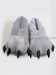 Gray Animal Paws Shoes