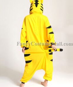 Yellow Tiger Onesie Animal Costumes Adult Onesies Kigurumi Pajamas