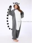 Lemur Catta Onesie Animal Costumes Adult Onesies Kigurumi Pajamas