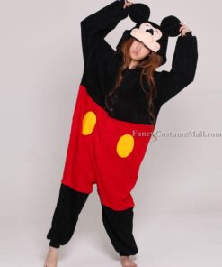 Mickey Mouse Onesie Disney Costumes Adult Onesies Kigurumi Pajamas