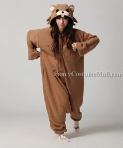 Pedobear Onesie Animal Costumes Adult Onesies Kigurumi Pajamas