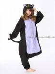 Spooky Cat Adult Animal Onesies Kigurumi Pajamas Halloween Costume