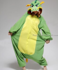 Green Dragon Onesie Animal Costumes Adult Onesies Kigurumi Pajamas