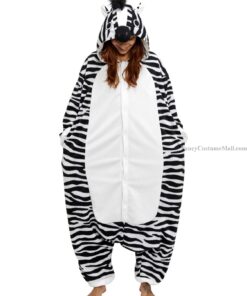 Zebra Kigurumi Animal Costumes Adult Onesies Kigurumi Pajamas