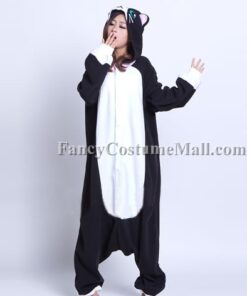 Black Cat Onesie Animal Costumes Kigurumi Pajamas