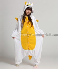 Golden Unicorn Onesie Animal Costumes Adult Onesies Kigurumi Pajamas