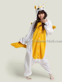 Golden Unicorn Onesie Animal Costumes Adult Onesies Kigurumi Pajamas