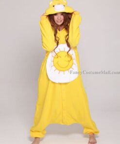 Funshine Bear Onesie Care Bears Costumes Adult Onesies Kigurumi Pajamas