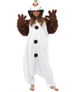 frozen olaf kigurumi pajamas